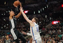 Steve Makinen’s NBA Betting Trends and Best Bets for Spurs vs. Thunder, Saturday, May 30 San Antonio Spurs, Oklahoma City Thunder, NBA