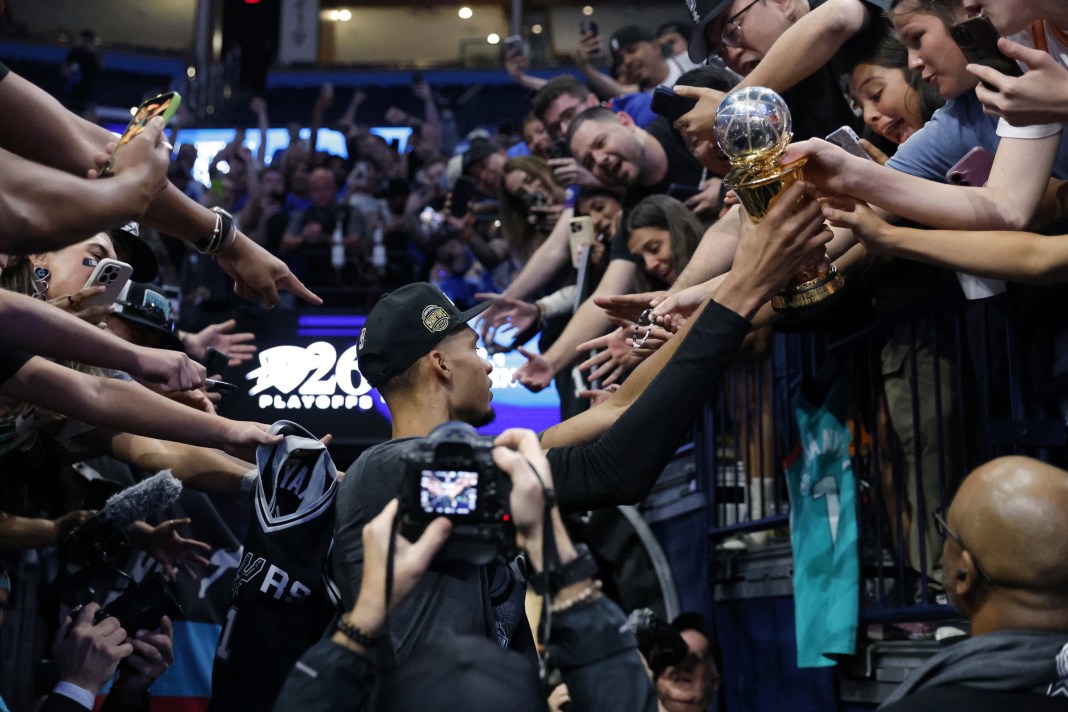 NBA: Playoffs-San Antonio Spurs at Oklahoma City Thunder Wemby