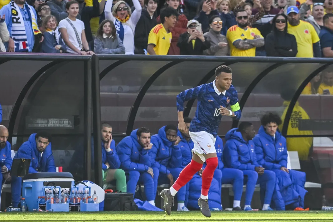 Soccer: International Mens Friendly-France at Colombia Mbappé