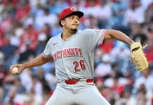 Best MLB Player Props Today (June 1, 2026): Picks & Predictions Reds ace Chase Burns throws a pitch against the Phillies during the 2026 MLB season.