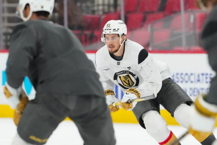 Brett Howden of Golden Knights