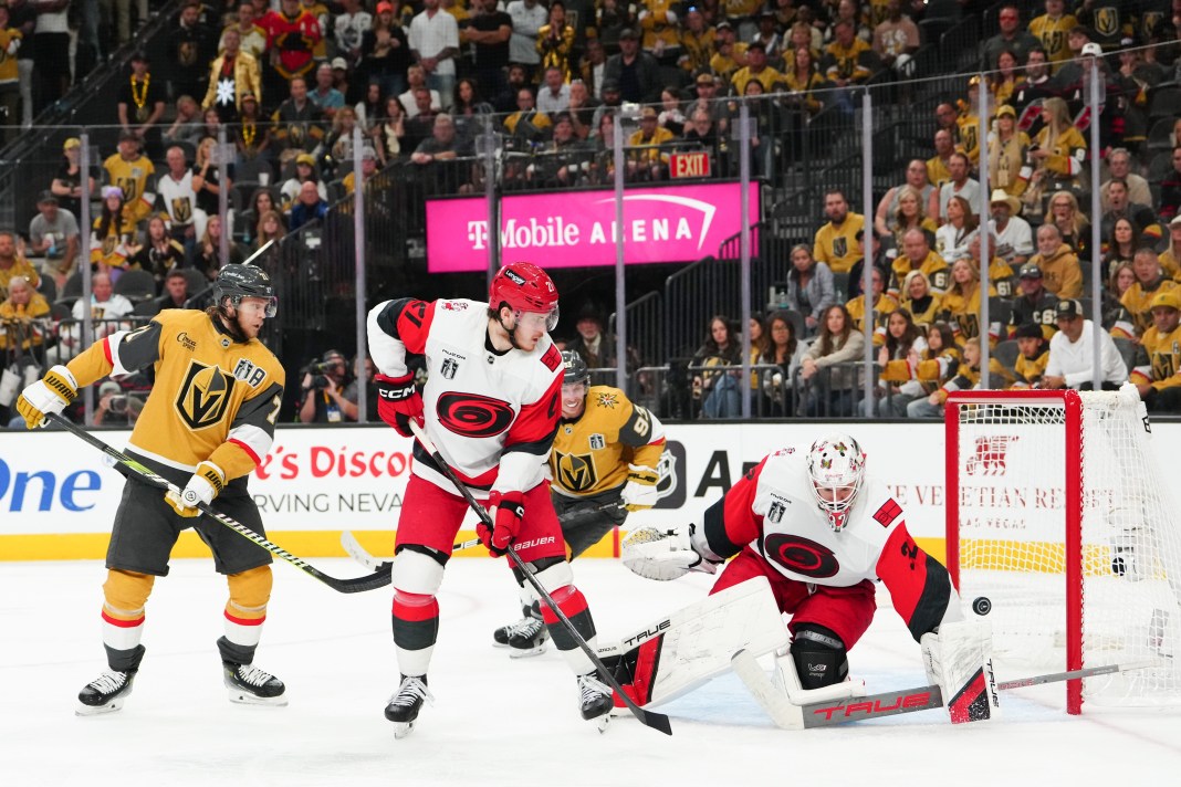 NHL: Stanley Cup Final-Carolina Hurricanes at Vegas Golden Knights hurricanes vs. golden knights game 4