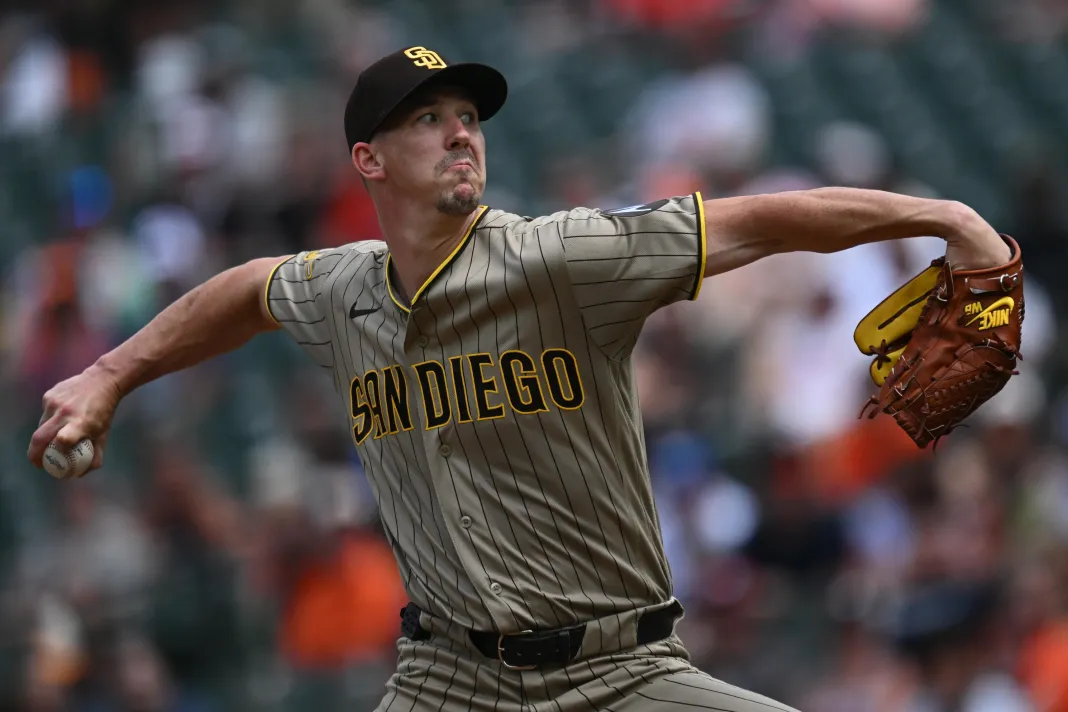 MLB: San Diego Padres at Baltimore Orioles Walker Buehler, San Diego Padres, MLB
