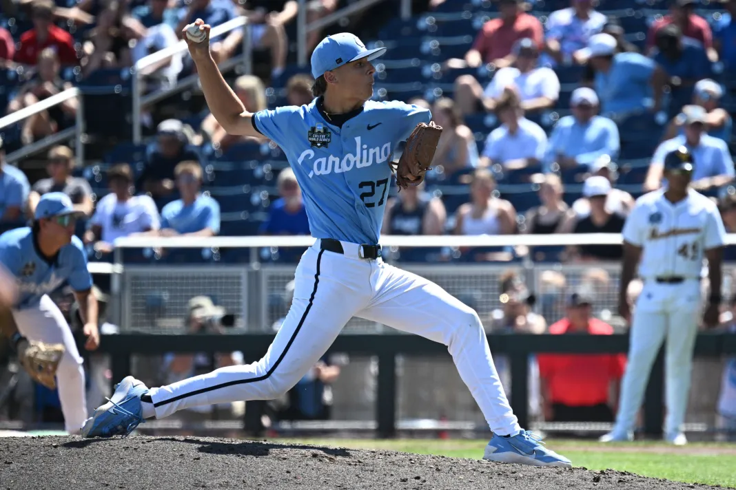 NCAA Baseball: Division I Mens College World Series-North Carolina v West Virginia North Carolina, college world series