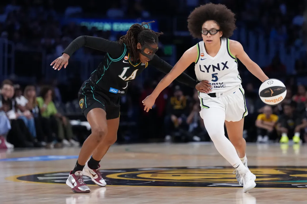 WNBA: Minnesota Lynx at Los Angeles Sparks Olivia Miles, Minnesota Lynx, WNBA