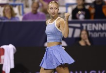 Tennis Best Bets: Picks and predictions for Thursday, July 30 Anastasia Potapova celebrates a point at the Mubadala DC Open during the 2026 tennis season.