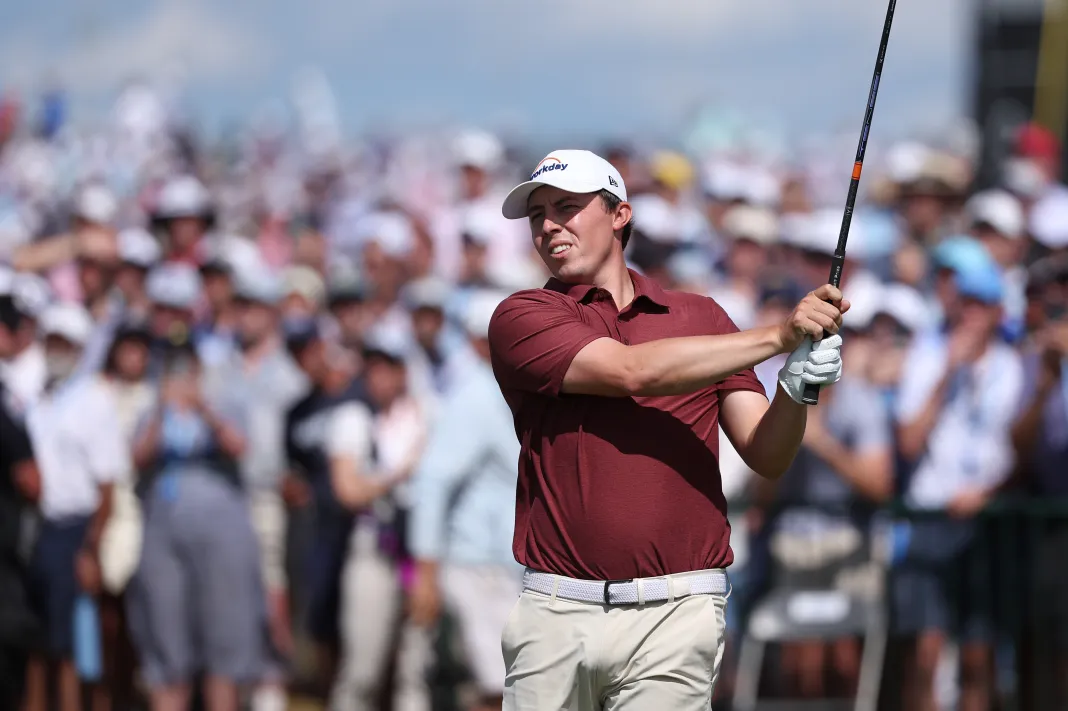 PGA: U.S. Open - Third Round Matt Fitzpatrick PGA Tour golfer