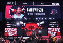NBA Summer League Best Bets: Picks & Predictions for Thursday, July 16 Bulls star Caleb Wilson during the 2026 NBA Draft.