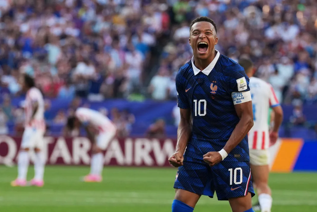 Soccer: FIFA World Cup 2026 - Round of 16 - Paraguay v France Kylian Mbappe, France, World Cup