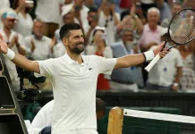 Jannik Sinner vs. Novak Djokovic: Wimbledon semifinals tennis best bet – Friday, July 10 Novak Djokovic celebrates a win over Felix Auger-Aliassime at the 2026 Wimbledon Championships.
