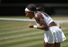 Coco Gauff vs. Karolina Muchova: Wimbledon semifinals tennis best bet – Thursday, July 9 Coco Gauff celebrates a point against Jessica Pegula at the 2026 Wimbledon Championships.
