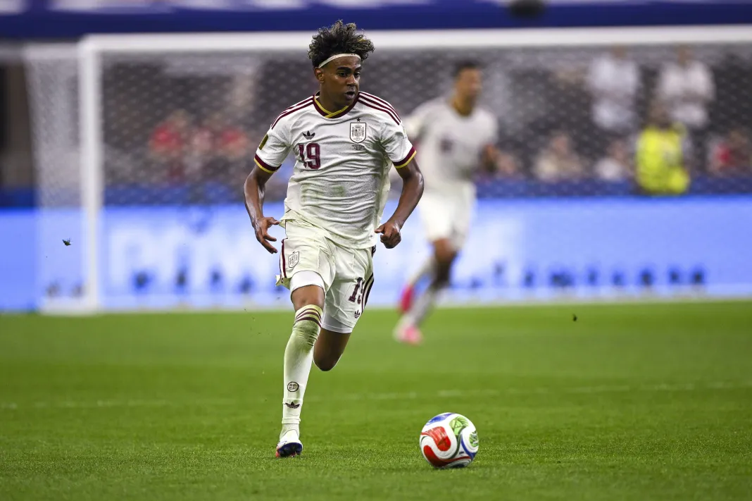 Soccer: FIFA World Cup 2026 - Round of 16 - Portugal v Spain Lamine Yamal, Spain vs. Belgium, World Cup Quarterfinal