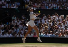 Karolina Muchova vs. Linda Noskova: Wimbledon finals tennis best bet – Saturday, July 11 Karolina Muchova hits a forehand against Coco Gauff at the 2026 Wimbledon Championships.