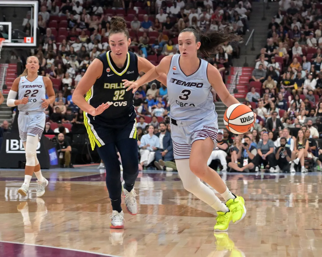 WNBA: Dallas Wings at Toronto Tempo Marina Mabrey, Toronto Tempo, WNBA