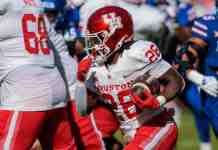 Week 1 College Football Predictions from the T Shoe Index Re'Shaun Sanford, Houston, college football