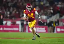 Week 0 College Football Predictions from the T Shoe Index Jayden Maiava, USC, college football
