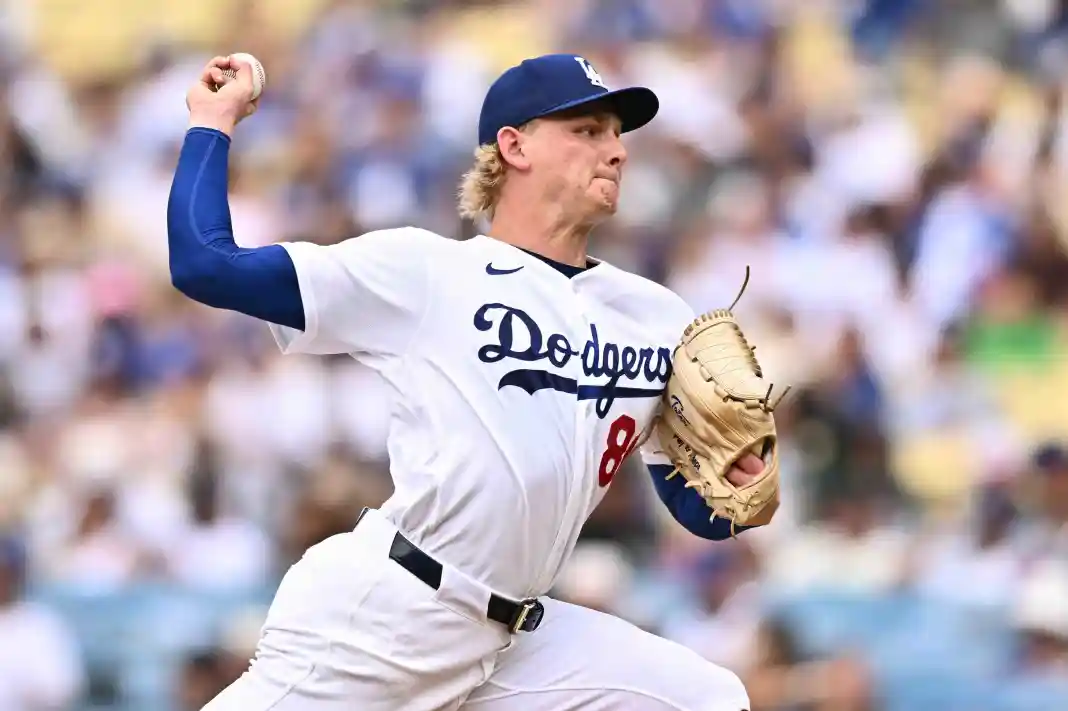 MLB: Arizona Diamondbacks at Los Angeles Dodgers Emmet Sheehan, Los Angeles Dodgers, MLB