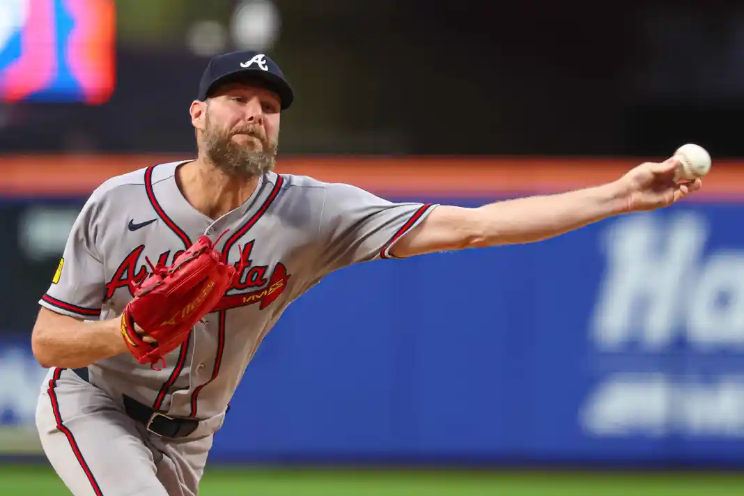 MLB: Game Two-Atlanta Braves at New York Mets Chris Sale, Atlanta Braves, MLB