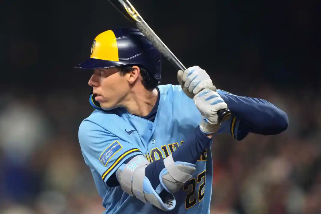 MLB: Milwaukee Brewers at San Francisco Giants Christian Yelich, Milwaukee Brewers, MLB