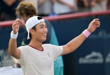 Tennis Best Bets: Picks and predictions for Thursday, August 6 Juncheng Shang celebrates a win over Andrey Rublev at the 2026 National Bank Open.