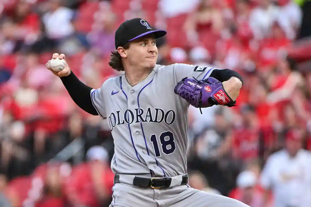 MLB: Colorado Rockies at St. Louis Cardinals Ryan Feltner, Colorado Rockies, MLB