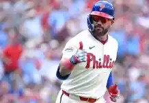 Steve Makinen’s MLB Picks from Betting Splits and Systems for Monday, August 10 Kyle Schwarber, Philadelphia Phillies, MLB