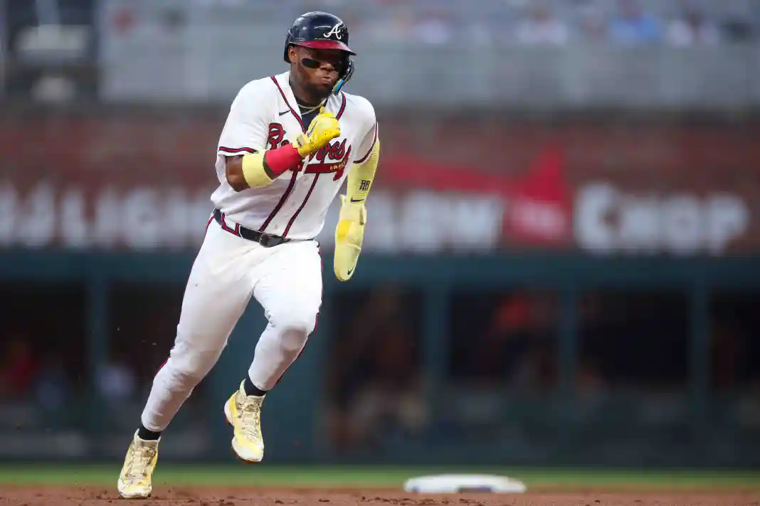 MLB: New York Mets at Atlanta Braves Ronald Acuna, Atlanta Braves, MLB
