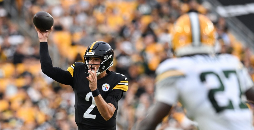 NFL: Green Bay Packers at Pittsburgh Steelers Mason Rudolph