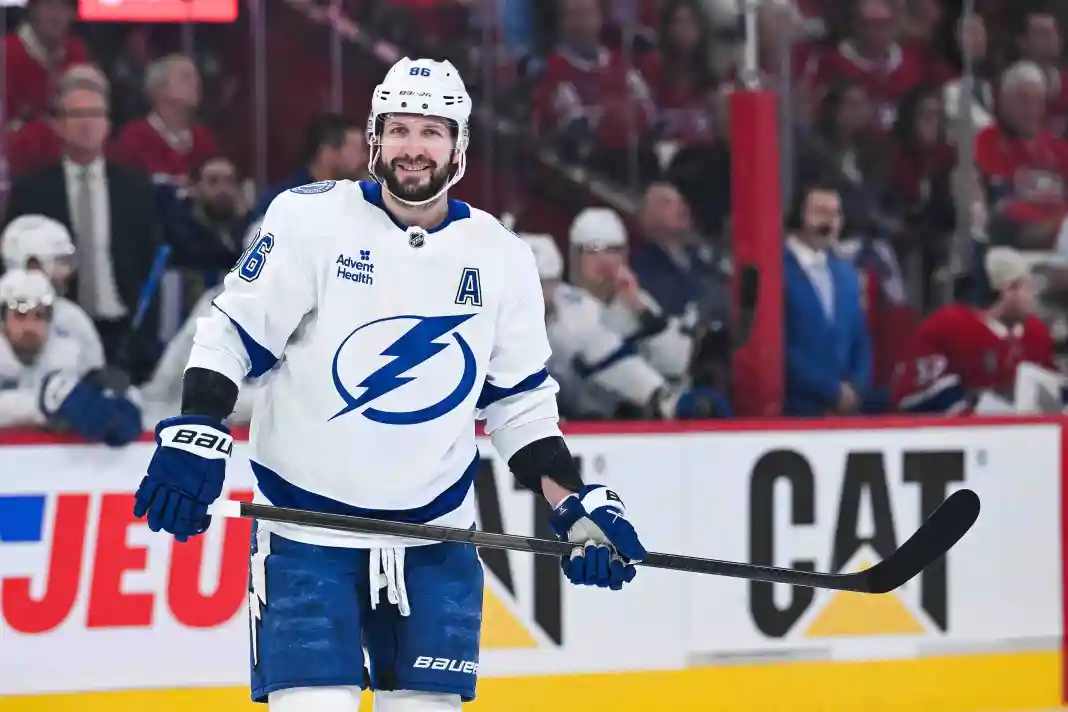 NHL: Stanley Cup Playoffs-Tampa Bay Lightning at Montreal Canadiens Nikita Kucherov, Tampa Bay Lightning, NHL