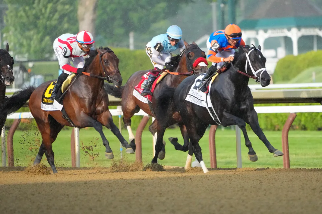Horse Racing: 158th Belmont Stakes Horses racing at Saratoga