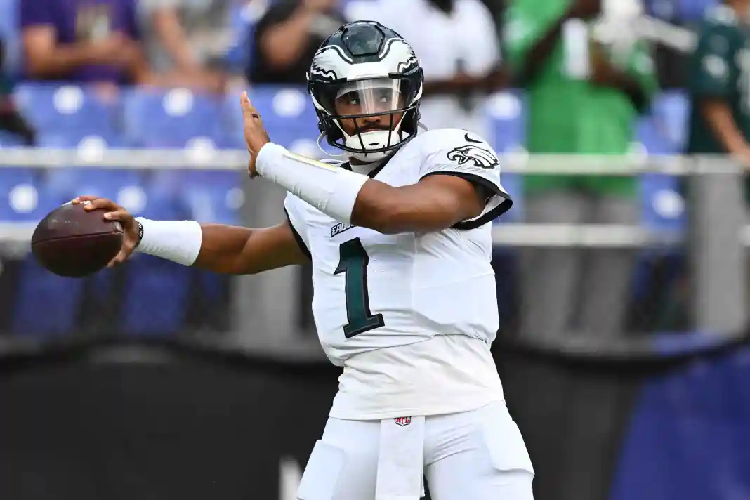NFL: Philadelphia Eagles at Baltimore Ravens Jalen Hurts, Philadelphia Eagles, NFL