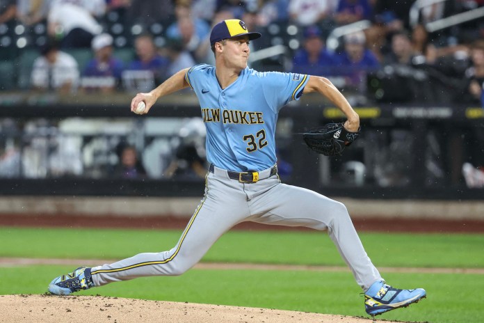 Jacob Misiorowski Milwaukee Brewers starting pitcher