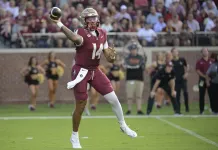 College Football Top Plays Based on Betting Splits, Power Ratings and Trends – Week 1 Ashton Daniels Florida State quarterback