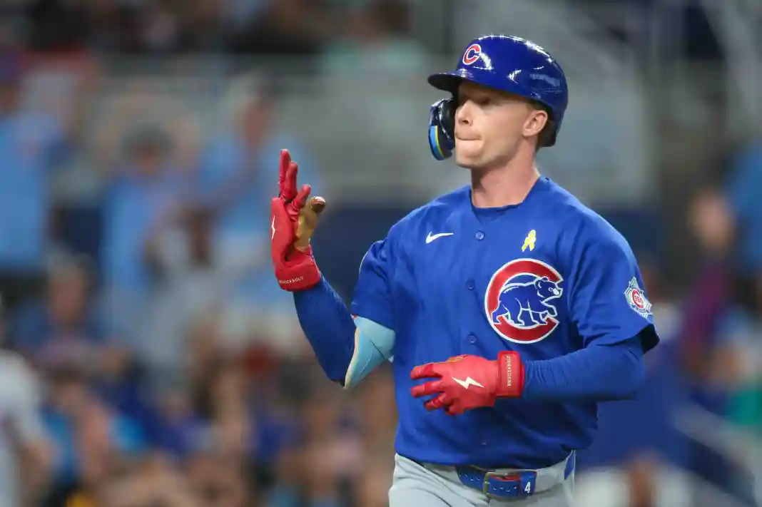 MLB: Chicago Cubs at Miami Marlins Pete Crow-Armstrong, Chicago Cubs, MLB