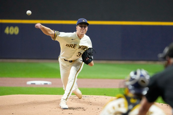 Jacob Misiorowski Milwaukee Brewers pitcher