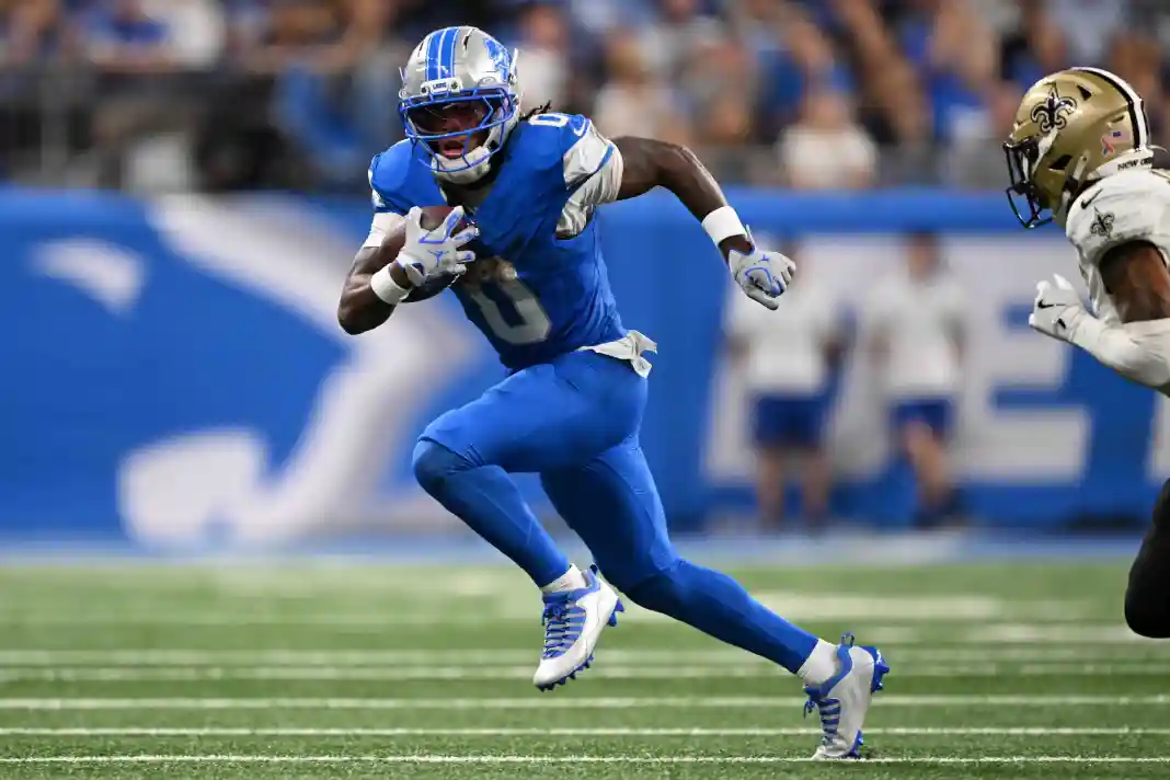NFL: New Orleans Saints at Detroit Lions Jahmyr Gibbs, Detroit Lions, NFL