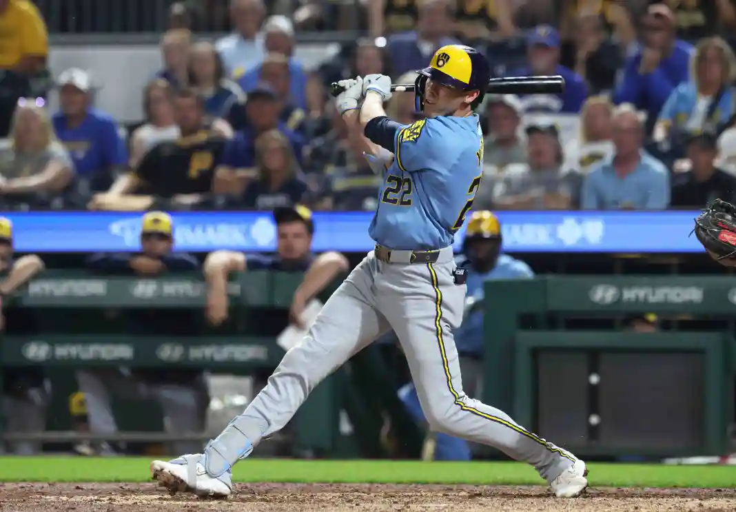 MLB: Milwaukee Brewers at Pittsburgh Pirates Christian Yelich, Milwaukee Brewers, MLB