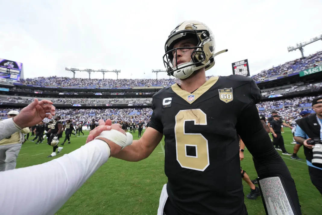 NFL: New Orleans Saints at Baltimore Ravens Tyler Shough