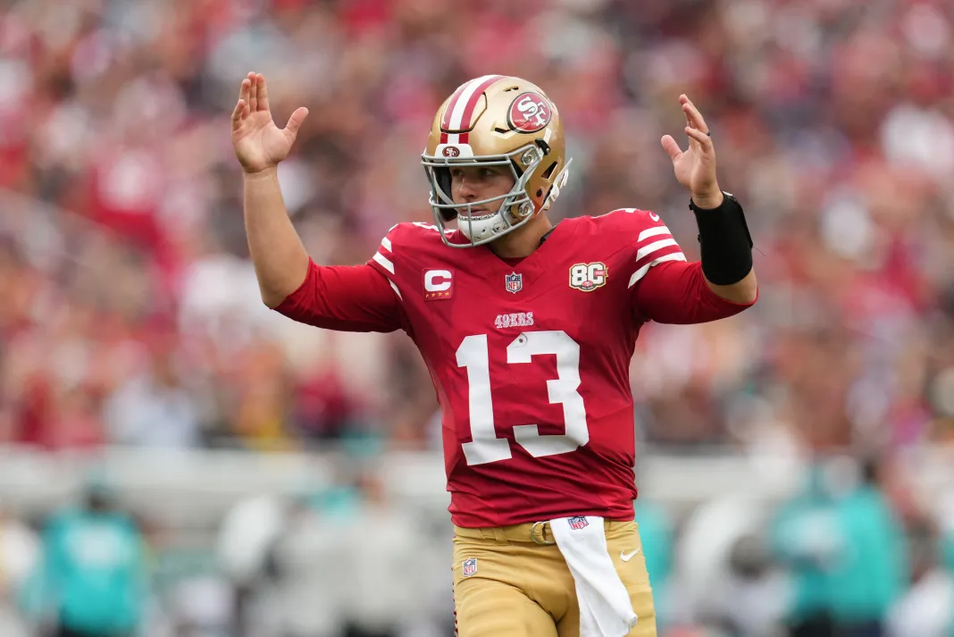 NFL: Miami Dolphins at San Francisco 49ers Brock Purdy San Francisco 49ers quarterback