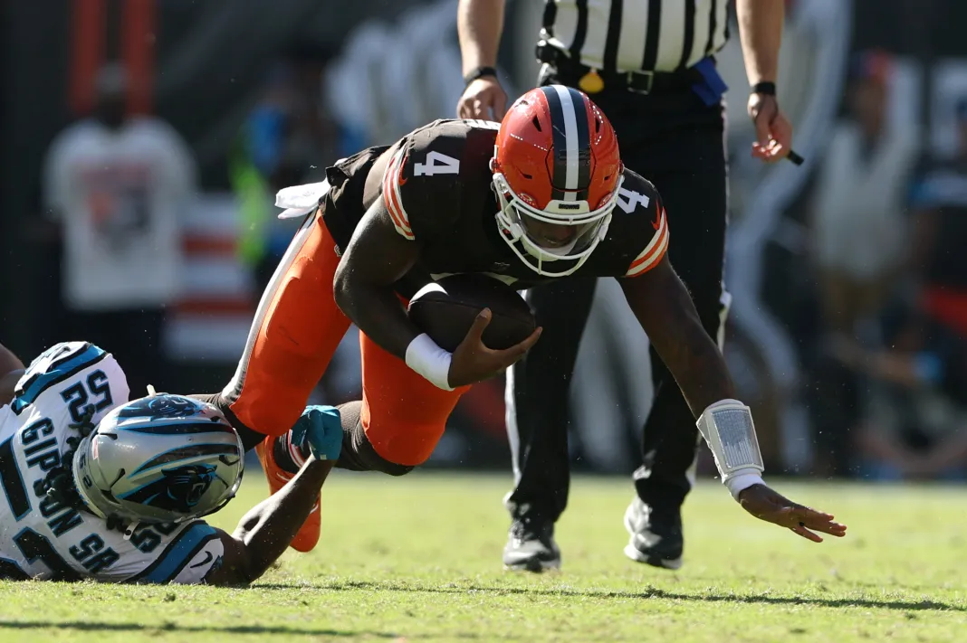 NFL: Carolina Panthers at Cleveland Browns Deshaun Watson