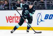 NHL Predictions: Expert Picks on Sunday, October 11 Bobby McMann, Seattle Kraken, NHL