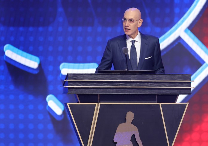 NBA commissioner Adam Silver at the 2026 NBA Draft.