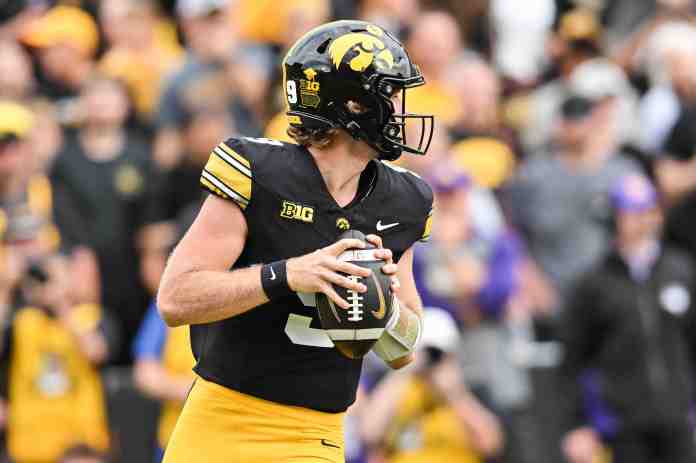 Hank Brown, Iowa, college football