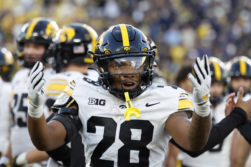 NCAA Football: Iowa at Michigan Iowa football