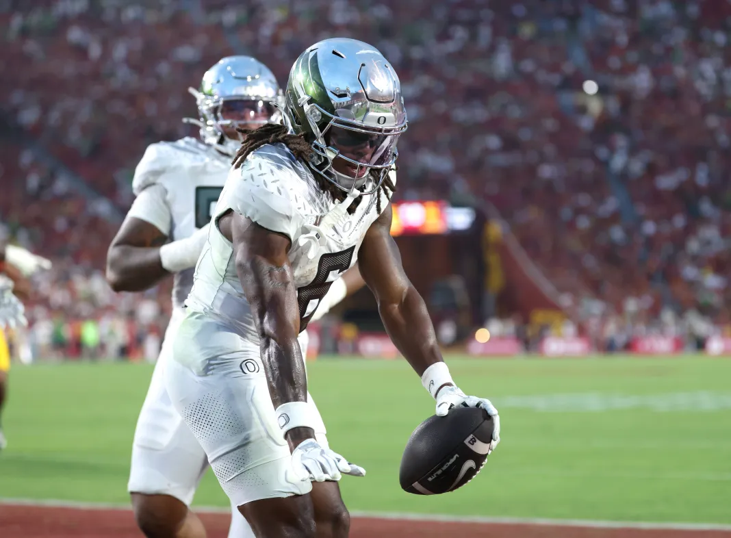NCAA Football: Oregon at Southern California Dierre Hill Jr. Oregon Ducks running back