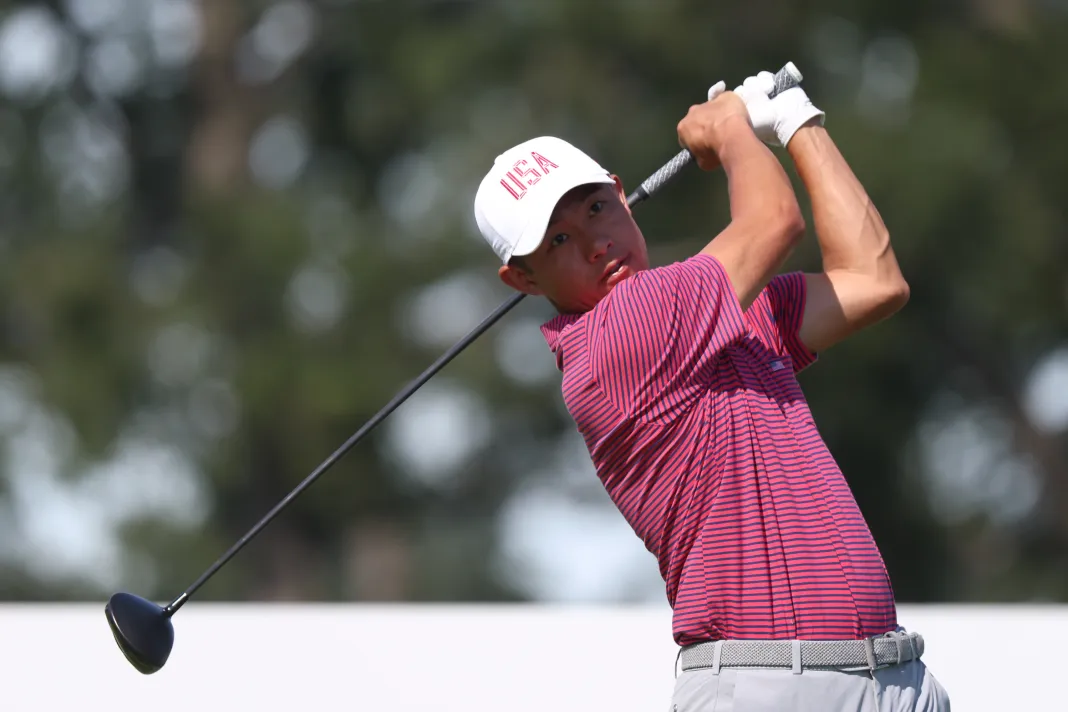 PGA: Presidents Cup - Final Round Collin Morikawa PGA Tour golfer
