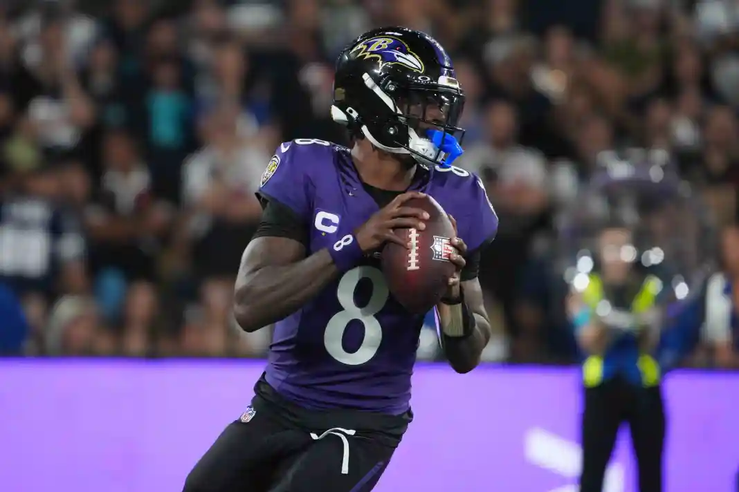 NFL: Baltimore Ravens at Dallas Cowboys Lamar Jackson, Baltimore Ravens, NFL