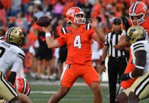 All 58 Effective College Football Play-by-Play Ratings for Week 6 Katin House Illinois quarterback