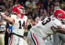 Week 7 College Football Betting Splits Systems and Picks Gunner Stockton, Georgia, college football