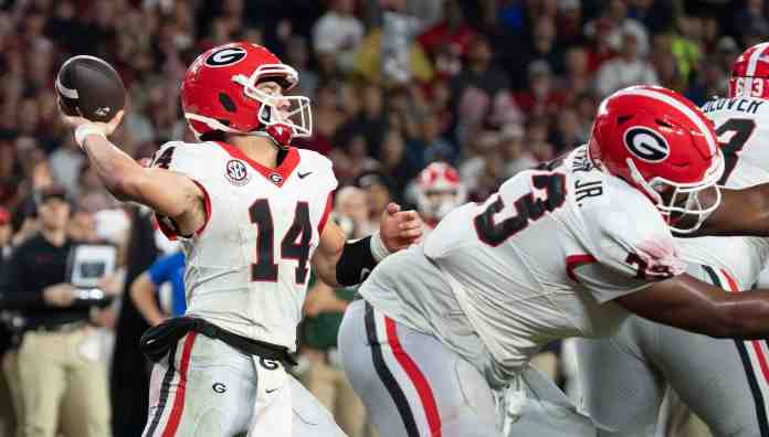 Gunner Stockton, Georgia, college football